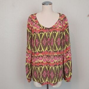 Sharon Young Button Down Plus Size Blouse